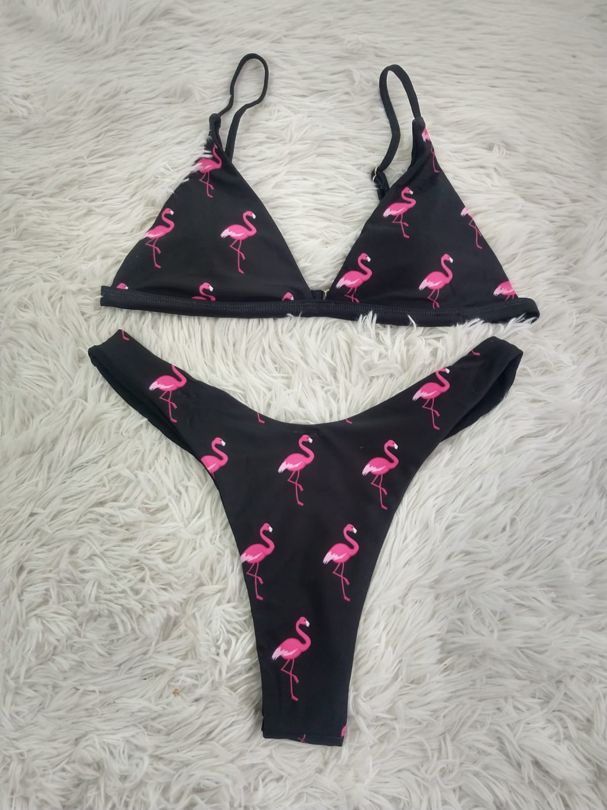 Biquíni Feminino Flamingos